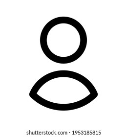 Icon User With Style Outline