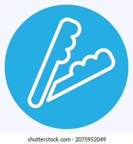 Icon Utensil 1 - Blue Eyes Style - Simple illustration, Editable stroke, Design template vector, Good for prints, posters, advertisements, announcements, info graphics, etc.