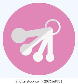Icono Utensil 2 - Estilo plano - Ilustración simple, trazo editable, vector de plantilla de diseño, Buena para impresiones, carteles, anuncios, anuncios, gráficos de información, etc.