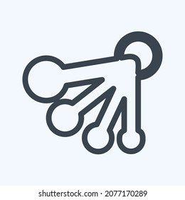 Icon Utensil 2 - Line Style - Simple illustration, Editable stroke, Design template vector, Good for prints, posters, advertisements, announcements, info graphics, etc.