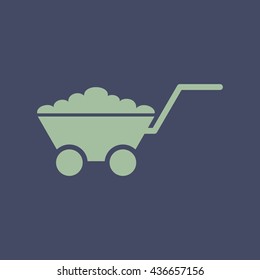 Icon of Utility Cart. Eps-10.