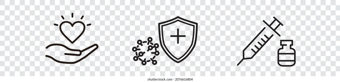 icon of vaccine covid19 vector