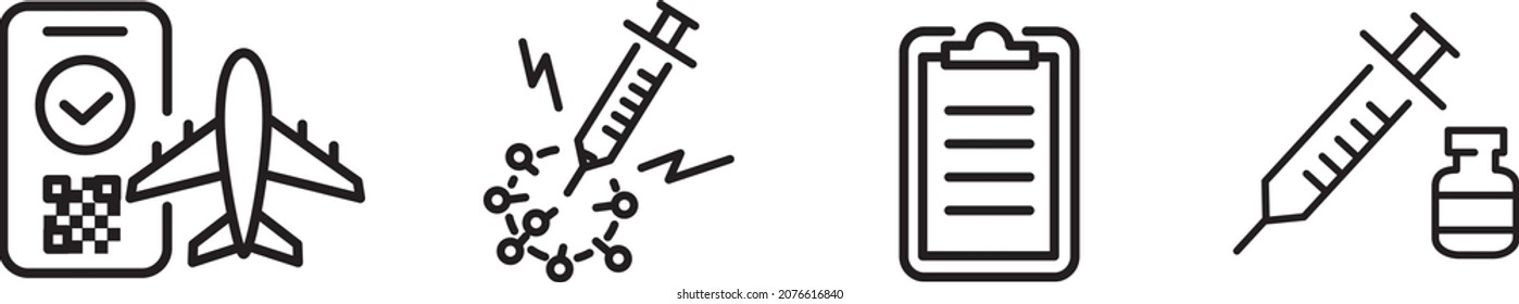 icon of vaccine covid19 vector
