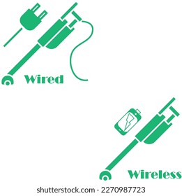 icon vacuum cleaner wireless and wired