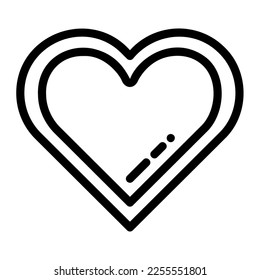 Icon Valentine day hearth Illustration can be used for web app, etc
