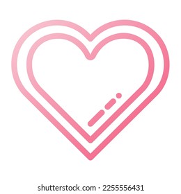 Icon Valentine day hearth Illustration can be used for web app, etc