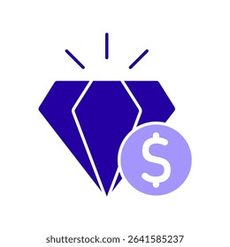 Icon a value, isolated against a clean background.