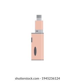 Icon of vape device, electronic cigarette, vaporizer smoke a vector illustration