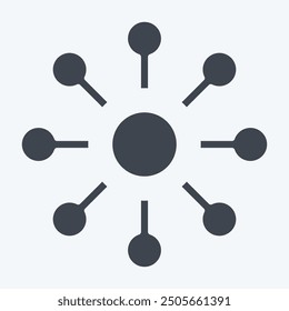 Icon Variety. related to Choice symbol. glyph style. simple illustration