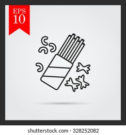 Icon of various pasta types