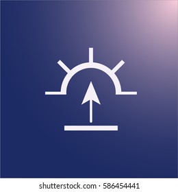 Up icon vector