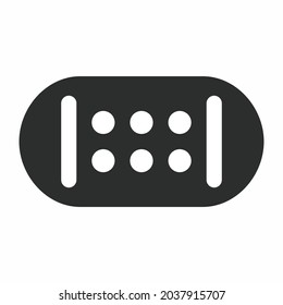 Icon Vector of Adhesive Plaster - Glyph Style - Simple illustration, Editable stroke, Design template vector, Good for prints, posters, advertisements, announcements, info graphics, etc.