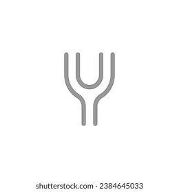 icon vector alphabet y template design