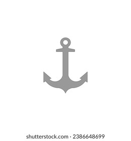 icon vector anchor template design trendy