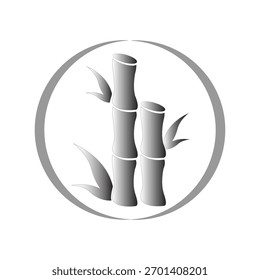 icon vector bamboo template design elegant