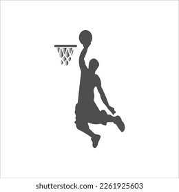 icon vector basket ball template design