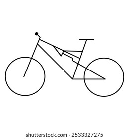 An icon vector of bike