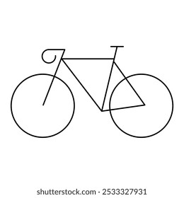 An icon vector of bike