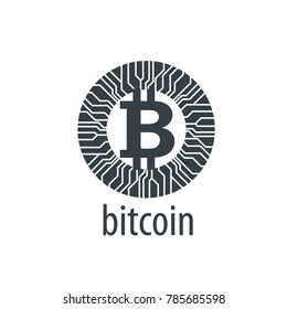 icon vector bitcoin