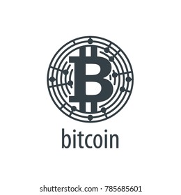 icon vector bitcoin
