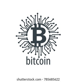 icon vector bitcoin