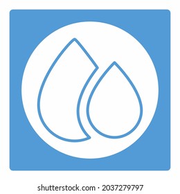Icon Vector of Blood - White Moon Style - Simple illustration, Editable stroke, Design template vector, Good for prints, posters, advertisements, announcements, info graphics, etc.