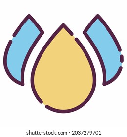 Icon Vector of Blood-2 - Line Cut Style - Simple illustration, Editable stroke, Design template vector, Good for prints, posters, advertisements, announcements, info graphics, etc.