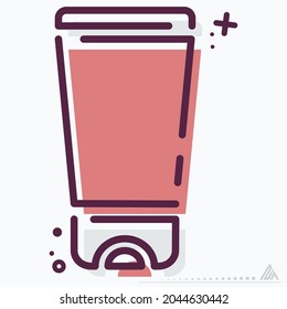 Icono Vector de Loción Corporal - Modelo MBE - Ilustración simple, Accionamiento Editable, Vector de plantilla de diseño, Buena para impresiones, carteles, anuncios, anuncios, gráficos de información, etc.
