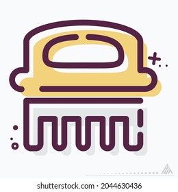Icon Vector of Brush - MBE Syle - Simple illustration, Editable stroke, Design template vector, Good for prints, posters, advertisements, announcements, info graphics, etc.