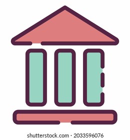 Vector de iconos de construcción - Estilo de corte de línea - Ilustración simple, trazo editable, vector de plantilla de diseño, Buena para impresiones, carteles, anuncios, anuncios, gráficos de información, etc.