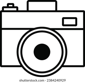 icon vector camera photography illustration, lens, sign, photo, digital, flash, technology, graphic, equipment, capture, design, black, simple, film, element, image, shutter, photograph