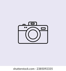icon vector camera photography illustration, lens, sign, photo, digital, flash, technology, graphic, equipment, capture, design, black, simple, film, element, image, shutter, photograph, 