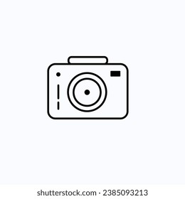 icon vector camera photography illustration, lens, sign, photo, digital, flash, technology, graphic, equipment, capture, design, black, simple, film, element, image, shutter, photograph, 
