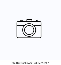 icon vector camera photography illustration, lens, sign, photo, digital, flash, technology, graphic, equipment, capture, design, black, simple, film, element, image, shutter, photograph, 