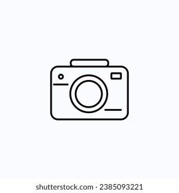 icon vector camera photography illustration, lens, sign, photo, digital, flash, technology, graphic, equipment, capture, design, black, simple, film, element, image, shutter, photograph, 