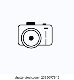 icon vector camera photography illustration, lens, sign, photo, digital, flash, technology, graphic, equipment, capture, design, black, simple, film, element, image, shutter, photograph, 