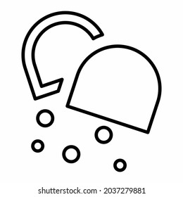 Vector de iconos de la cápsula 2 - Estilo de línea - Ilustración simple, trazo editable, vector de plantilla de diseño, Buena para impresiones, carteles, anuncios, anuncios, gráficos de información, etc.