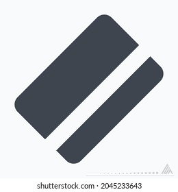 Symbol Vektor of Card - Glyph Style - SimpleIcon Vector of Card - Glyph Style Illustration, Bearbeitbarer Strich, Design Template Vektor, gut für Drucke, Plakate, Werbung, 