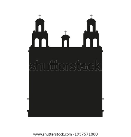 icon vector, cathedral of huelva in spain