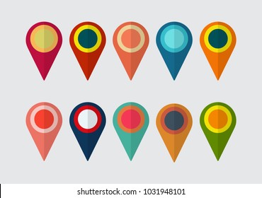 icon Vector Check-in EPS10 Different colors