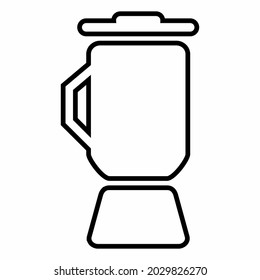 Icon Vector of Coffee Blender - Line Style - Simple illustration, Editable stroke, Design template vector, Good for prints, posters, advertisements, announcements, info graphics, etc.