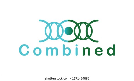 icon vector commbined logo design teamplate