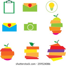 icon vector design for eco and idea 