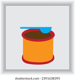 Icon Vector Design Template. Editable Stroke Illustration eps 