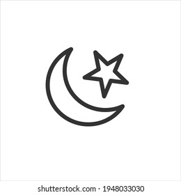 Icon vector design template and illustration of moon and star
perfect for ramadhan theme, banner, sticker, etc