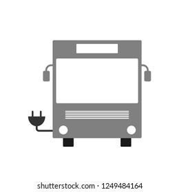 Icon vector of electrical vehicle or EV car