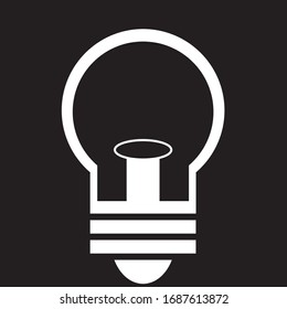 icon vector electronics with white and black background and black white collor