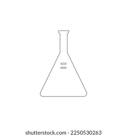 icon vector Erlenmeyer template design