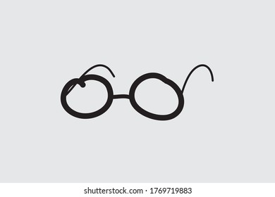 icon vector eye cool old lens modern optical