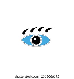 icon vector eye illustration design